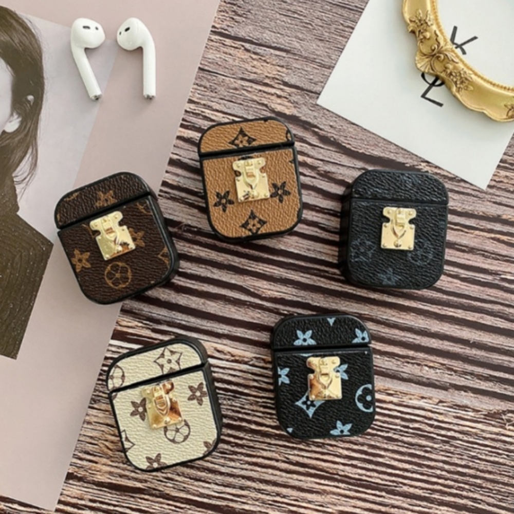 Airpods Case Cover for Apple 1/2 & AirPods Pro Faux Leather Luxury - Picture 2 of 12